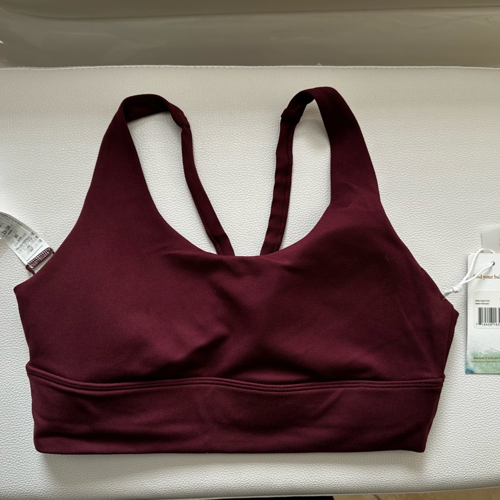 Balance Collection Tawny Port Burgundy Low Impact Sports Brad M NWT